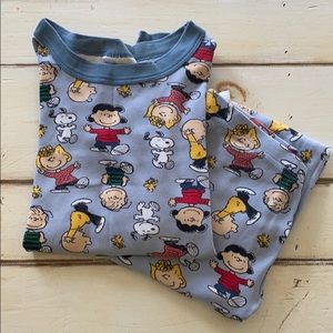 Hanna Andersson Peanuts Long John Pajama Set